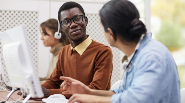 Students in Computer Class